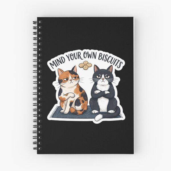 Item preview, Mind Your Own Biscuits Funny Cats designed and sold by Owcomm.