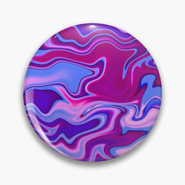 Item preview, Neon Purple & Blue Fluid Abstract Art designed and sold by Happyabstract.