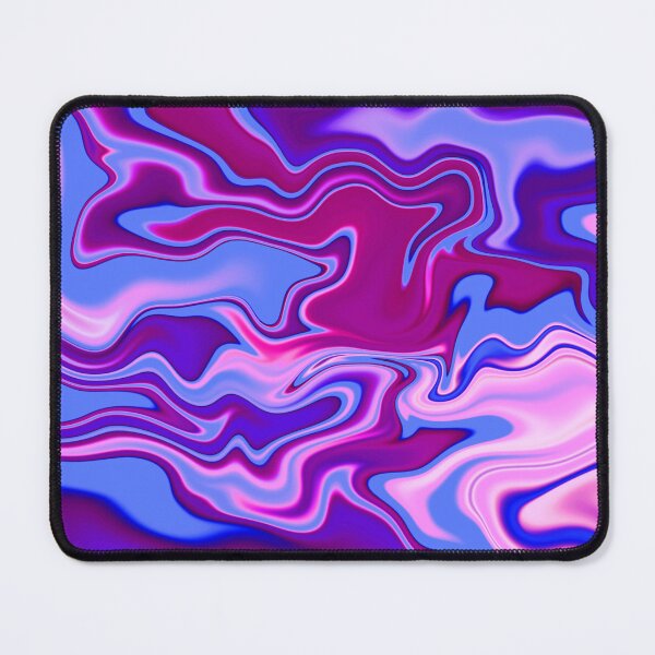 Item preview, Neon Purple & Blue Fluid Abstract Art designed and sold by Happyabstract.