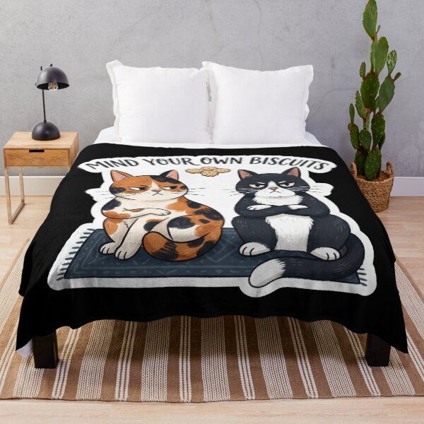 Item preview, Mind Your Own Biscuits Funny Cats designed and sold by Owcomm.