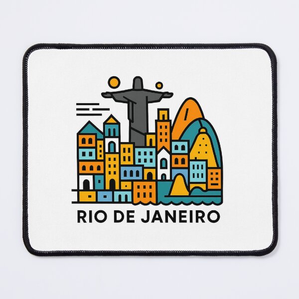 Item preview, Rio de Janeiro Christ the Redeemer & Sugarloaf Art designed and sold by OzzFrequency.