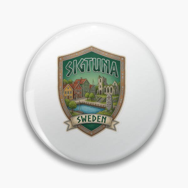 Item preview, Sigtuna Sweden Historic Town Sticker designed and sold by Imaginarium of Chaos falcon88 .