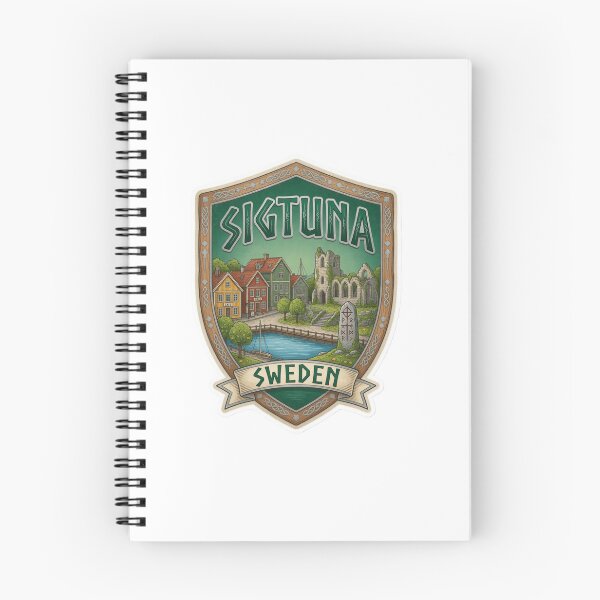 Item preview, Sigtuna Sweden Historic Town Sticker Souvenir Summer Edition designed and sold by Imaginarium of Chaos falcon88 .