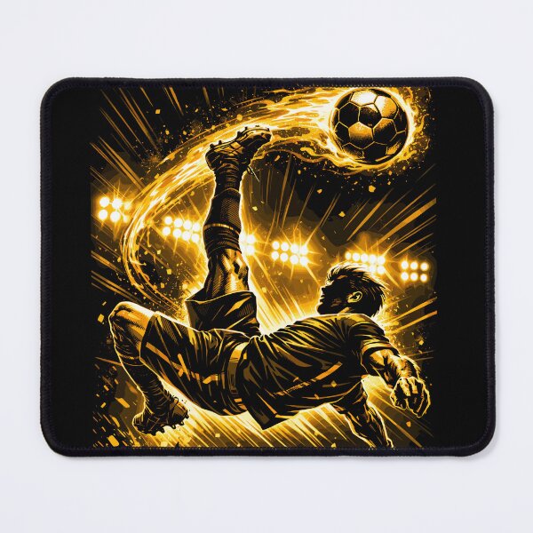 Item preview, Flaming Bicycle Kick - Epic Soccer Goal Power Art designed and sold by arfindo-indra.