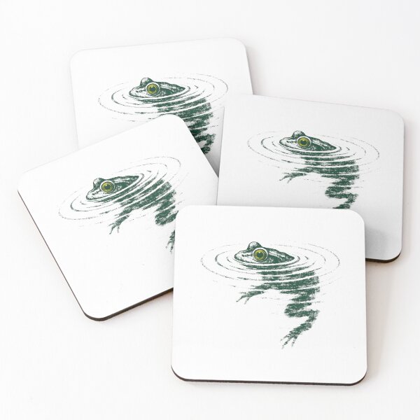Item preview, Frog Swimming designed and sold by maple-moon.