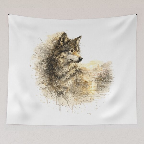 Item preview, Wolf designed and sold by Uday-kala.
