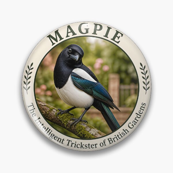 Item preview, MAGPIE – The Intelligent Trickster of British Gardens designed and sold by The Digital Compass.