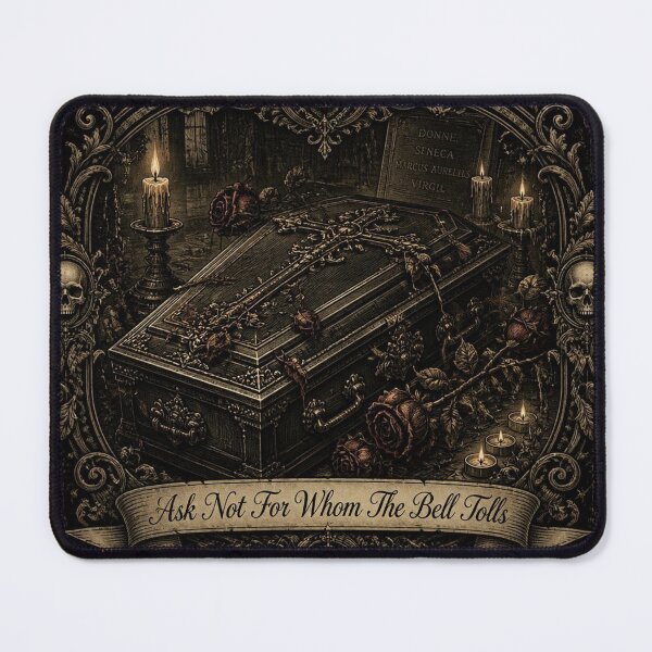 Item preview, Dark Academia Gothic Coffin Halloween Design designed and sold by SunnyDesign82.