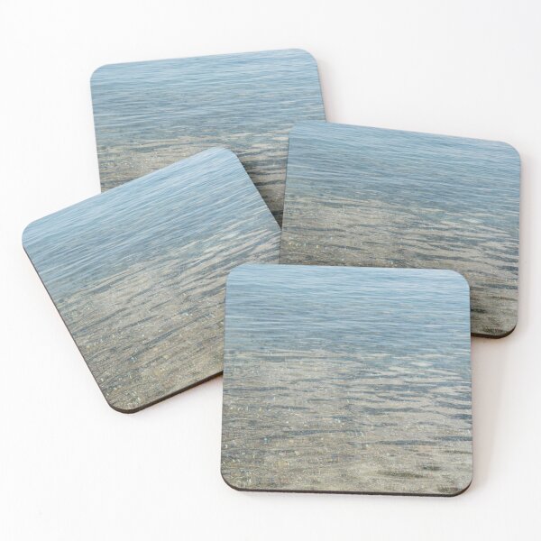 Item preview, Serene Coastal Waterscape like Moire Silk designed and sold by Georgia Mizuleva.