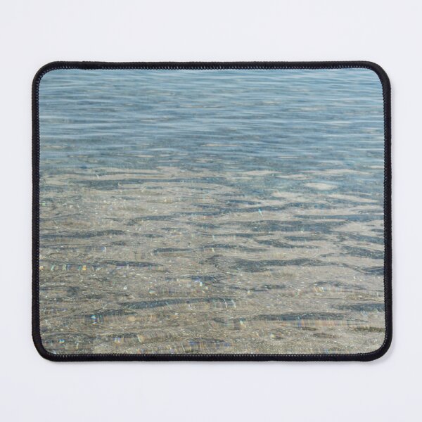 Item preview, Serene Coastal Waterscape like Moire Silk designed and sold by Georgia Mizuleva.