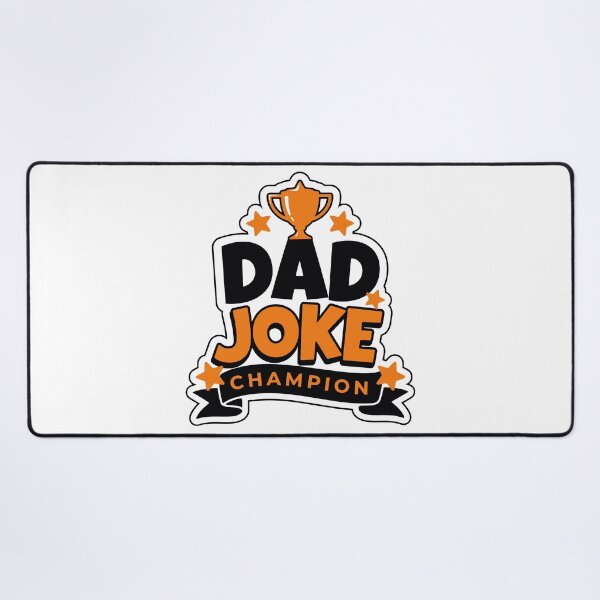 Item preview, Dad Joke Champion Funny Trophy Design designed and sold by Craft99.