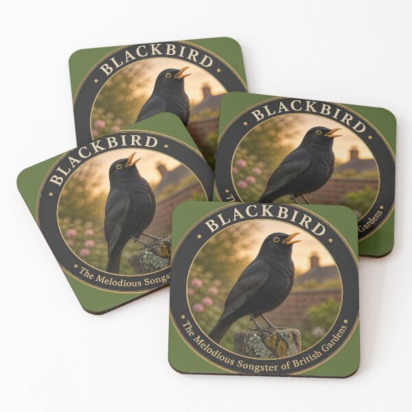 Item preview, BLACKBIRD – The Melodious Songster of British Gardens designed and sold by The Digital Compass.