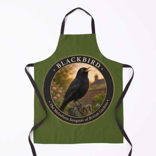 Item preview, BLACKBIRD – The Melodious Songster of British Gardens designed and sold by The Digital Compass.