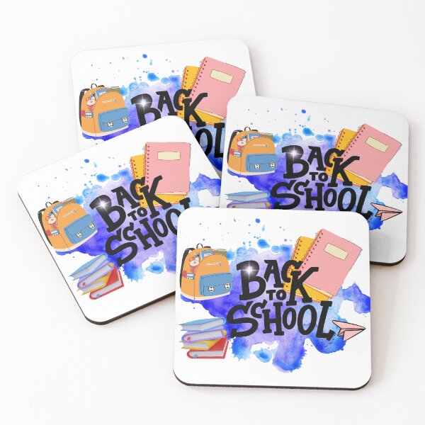 Item preview, Back to School Watercolor Design | Cute Student Supplies & Notebook Artwork designed and sold by Palette & Hue.