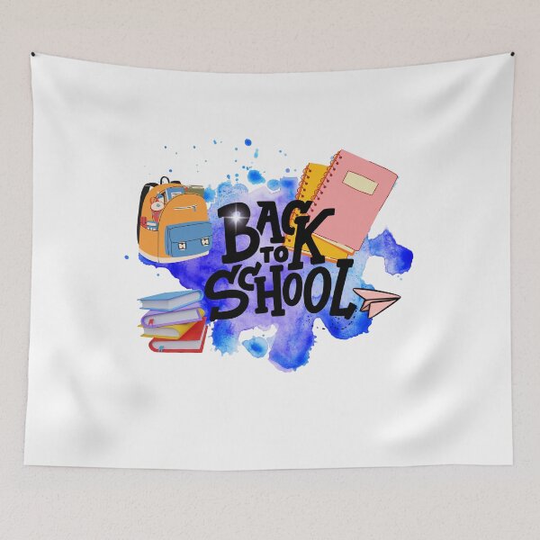 Item preview, Back to School Watercolor Design | Cute Student Supplies & Notebook Artwork designed and sold by Palette & Hue.