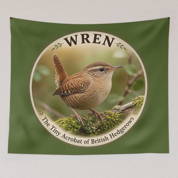 Item preview, WREN – The Tiny Acrobat of British Hedgerows designed and sold by The Digital Compass.