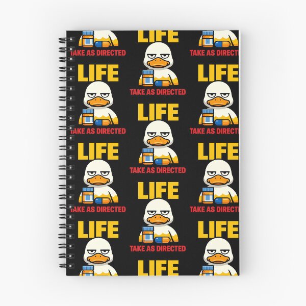 Item preview, Life Take As Directed Funny Duck Medicine Humor designed and sold by TeeTimeTreasure.