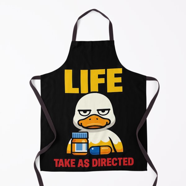 Item preview, Life Take As Directed Funny Duck Medicine Humor designed and sold by TeeTimeTreasure.