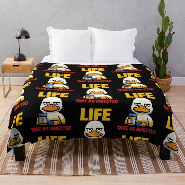 Item preview, Life Take As Directed Funny Duck Medicine Humor designed and sold by TeeTimeTreasure.