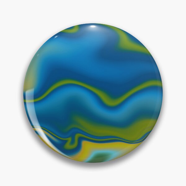 Item preview, Vibrant Liquid Marble Abstract Wave designed and sold by Happyabstract.