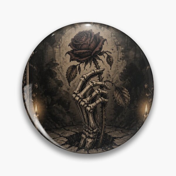 Item preview, Dark Academia Skeleton Hand Rose Halloween Design designed and sold by SunnyDesign82.