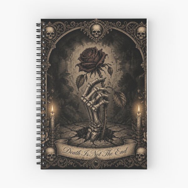 Item preview, Dark Academia Skeleton Hand Rose Halloween Design designed and sold by SunnyDesign82.