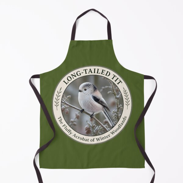 Item preview, LONG‑TAILED TIT – The Fluffy Acrobat of Winter Woodlands designed and sold by The Digital Compass.