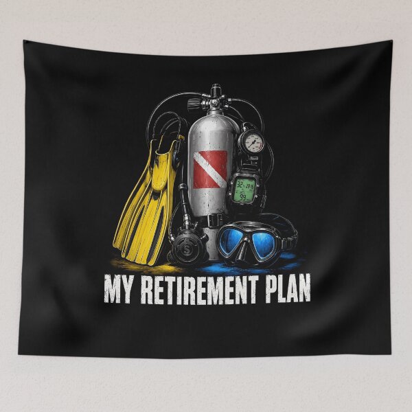 Item preview, My Retirement Plan Scuba Diving And Underwater Adventure designed and sold by yoddel.
