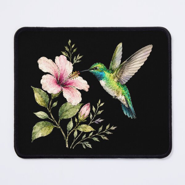 Item preview, Minimal Hummingbird Watercolor designed and sold by ColorSplash123.