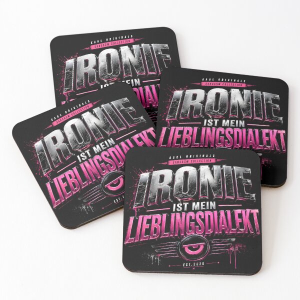 Item preview, Irony is my favorite dialect – Funny irony design designed and sold by Peter Kaul.