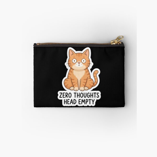 Item preview, Funny Ginger Cat Zero Thoughts Head Empty designed and sold by Owcomm.