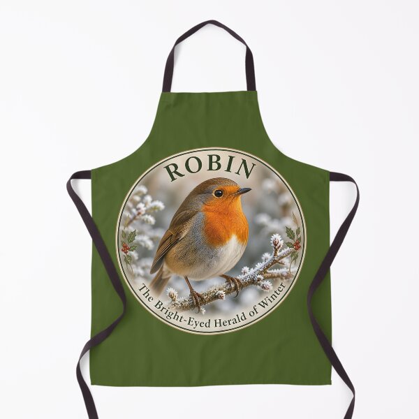 Item preview, ROBIN – The Bright‑Eyed Herald of Winter designed and sold by The Digital Compass.