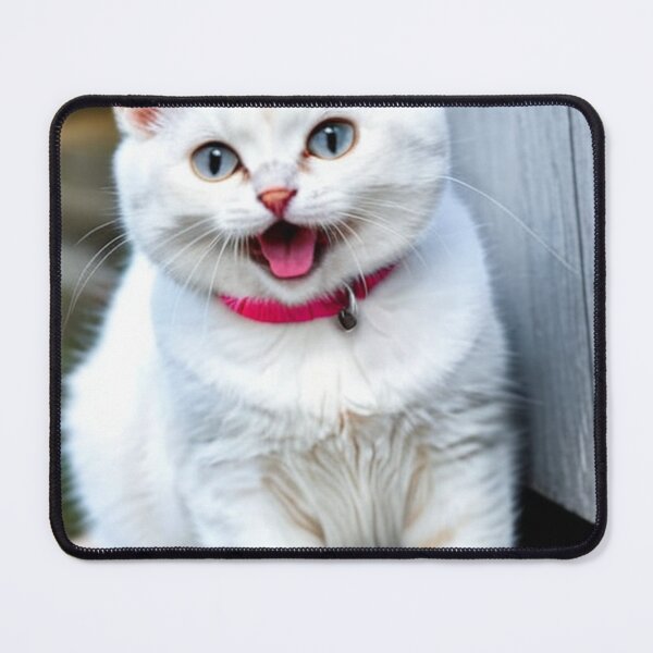 Item preview, Animals - White Cat with Blue Eyes, Cute and Expressive Portrait designed and sold by World-Pets.