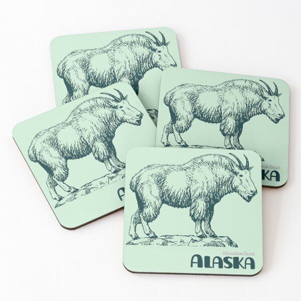 Item preview, Mountain Goat, Alaska designed and sold by AlaskaExtreme.