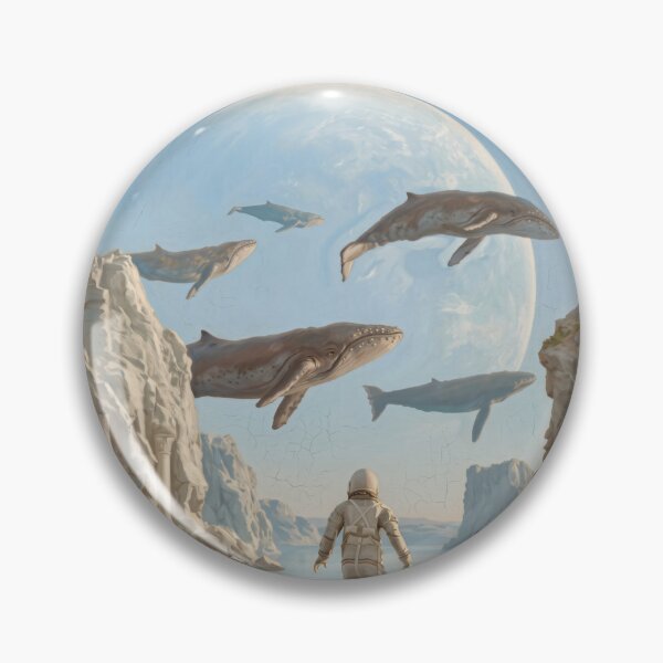 Item preview, Astronaut and Sky Whales designed and sold by Anatolii_Kys.