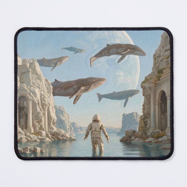 Item preview, Astronaut and Sky Whales designed and sold by Anatolii_Kys.
