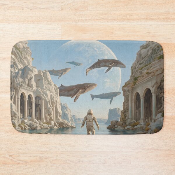 Item preview, Astronaut and Sky Whales designed and sold by Anatolii_Kys.