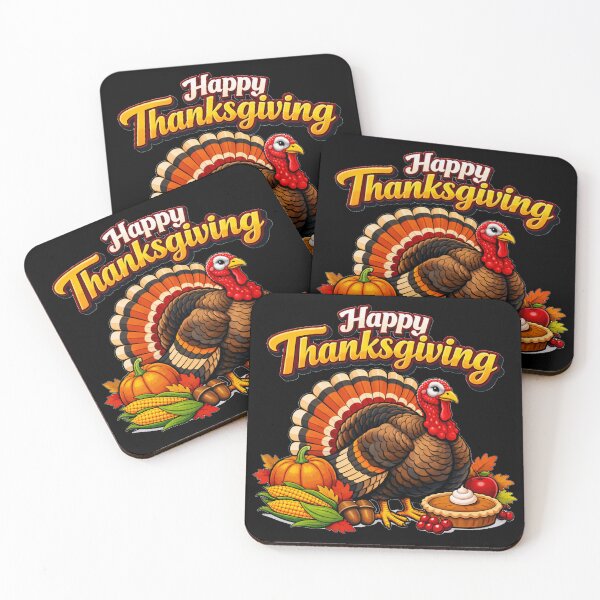 Item preview, Cute Happy Thanksgiving Turkey Autumn Harvest  designed and sold by DeliaDesignsCo.