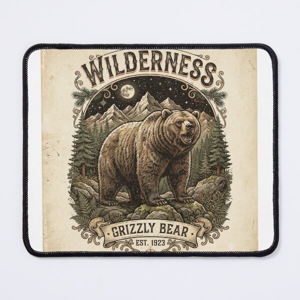 Item preview, Wilderness-Grizzly Bear designed and sold by KRIDD-DESIGN.