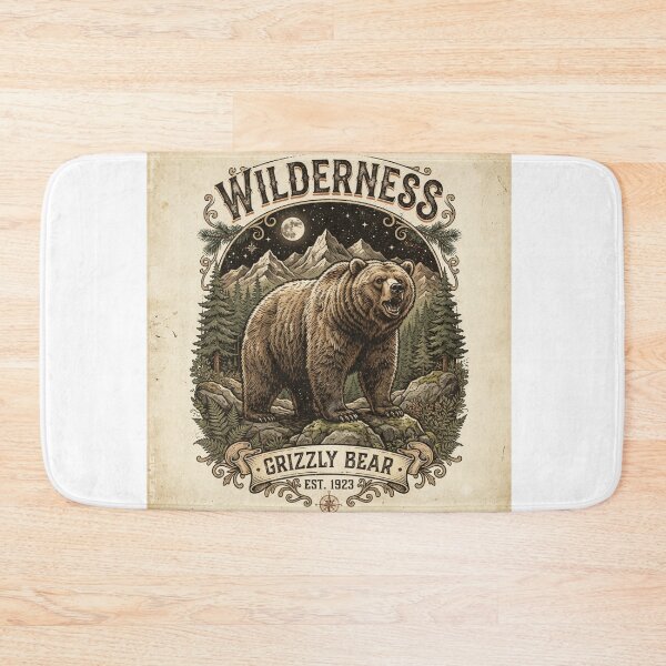 Item preview, Wilderness-Grizzly Bear designed and sold by KRIDD-DESIGN.