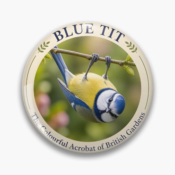 Item preview, BLUE TIT  – The Colourful Acrobat of British Gardens designed and sold by The Digital Compass.