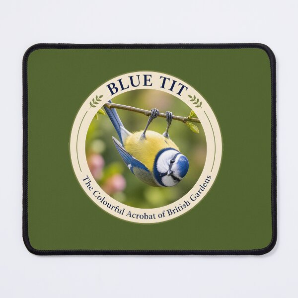 Item preview, BLUE TIT – The Colourful Acrobat of British Gardens designed and sold by The Digital Compass.