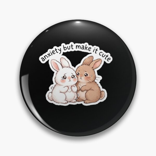 Item preview, Anxiety But Make It Cute Rabbits designed and sold by Owcomm.