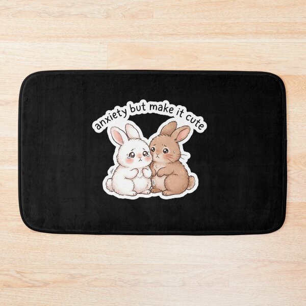 Item preview, Anxiety But Make It Cute Rabbits designed and sold by Owcomm.