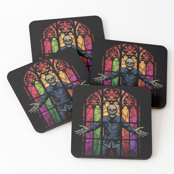 Item preview, Stained Glass Zombie Halloween Design designed and sold by SunnyDesign82.