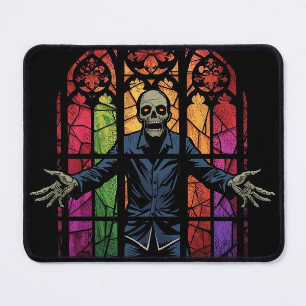 Item preview, Stained Glass Zombie Halloween Design designed and sold by SunnyDesign82.