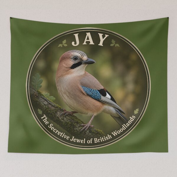 Item preview, JAY – The Secretive Jewel of British Woodlands designed and sold by The Digital Compass.