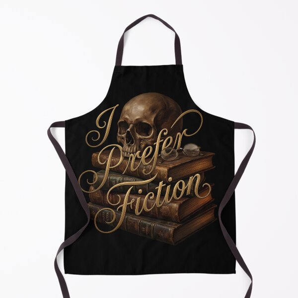 Item preview, Dark Academia Skull I Prefer Fiction Vintage Booktok Reader Gift designed and sold by WorldShop17.