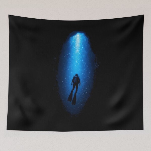 Item preview, Scuba Diver Deep Sea Ocean Diving Adventure designed and sold by yoddel.