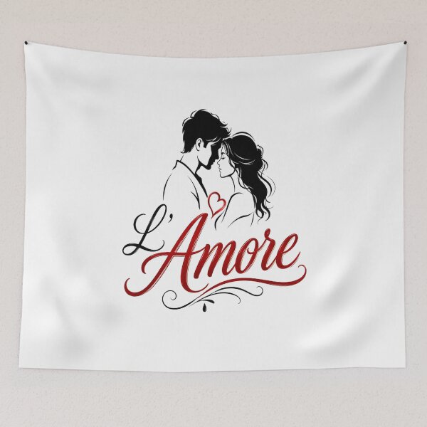Item preview, L'Amore – Grafica Romantica con Coppia Innamorata designed and sold by RipantinaFantasy .